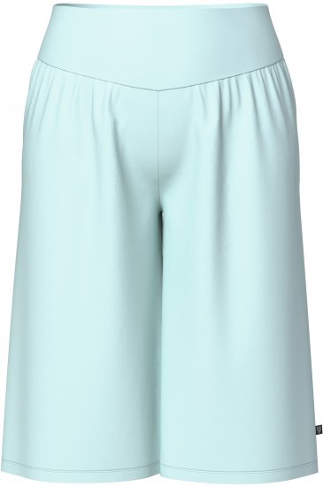 Ulla Popken Wide Leg Flared Bermuda Shorts Blue - Дамски Дънки & Панталони в Големи Размери – Plus Size - 