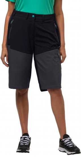 Ulla Popken Water Repellent Nordic Walking Shorts Black - Дамски Дънки & Панталони в Големи Размери – Plus Size - 