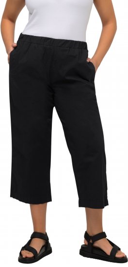 Ulla Popken Cropped Ruby Fit Pants Black - Дамски Дънки & Панталони в Големи Размери – Plus Size - 