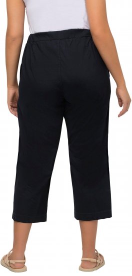 Ulla Popken Cropped Ruby Fit Pants Navy - Дамски Дънки & Панталони в Големи Размери – Plus Size - 