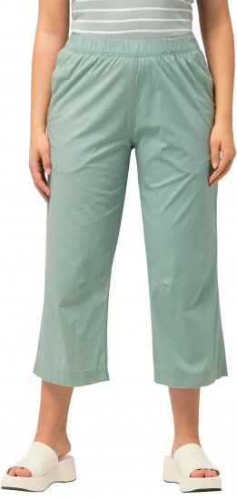 Ulla Popken Cropped Ruby Fit Pants Moss Green - Дамски Дънки & Панталони в Големи Размери – Plus Size - 