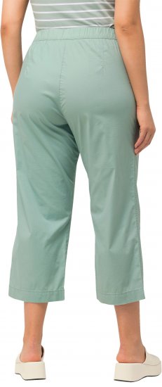 Ulla Popken Cropped Ruby Fit Pants Moss Green - Дамски Дънки & Панталони в Големи Размери – Plus Size - 