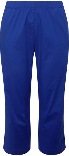 Ulla Popken Cropped Ruby Fit Pants Blue - Дамски Дънки & Панталони в Големи Размери – Plus Size - 
