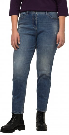 Ulla Popken Thermal Mom Jeans Blue Denim - Дамски Дънки & Панталони в Големи Размери – Plus Size - 