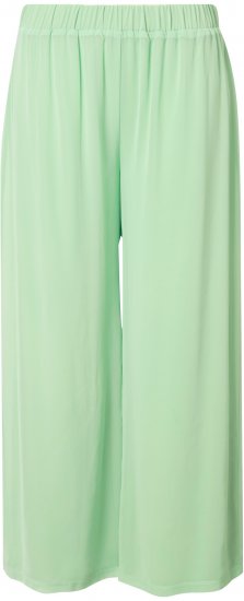 Ulla Popken Layered Chiffon Wide Leg Pants Green - Дамски Дънки & Панталони в Големи Размери – Plus Size - 
