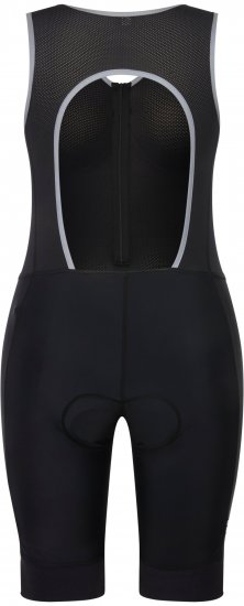Ulla Popken Padded Cycling Zip Front Bodysuit Black - Дамски Дънки & Панталони в Големи Размери – Plus Size - 