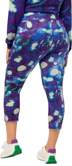 Ulla Popken Neon Bubble Quick Dry Leggings Blue - Дамски Дънки & Панталони в Големи Размери – Plus Size - 