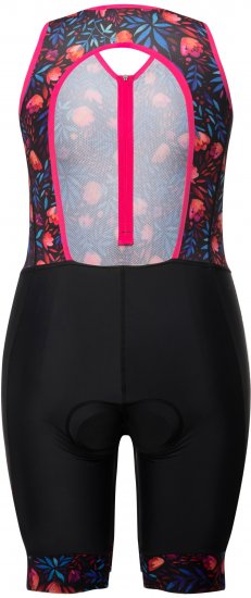 Ulla Popken Functional Padded Zip Front Cycling Leotard Black - Дамски Дънки & Панталони в Големи Размери – Plus Size - 