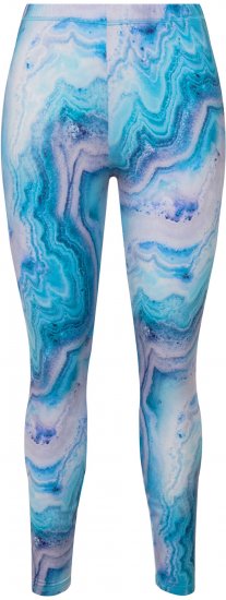 Ulla Popken Marble Ski Leggings Blue - Дамски Дънки & Панталони в Големи Размери – Plus Size - 