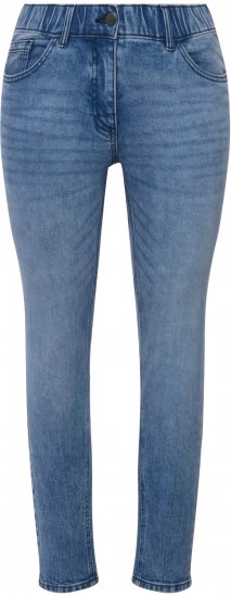 Ulla Popken Distressed Wash Jeans Blue - Дамски Дънки & Панталони в Големи Размери – Plus Size - 