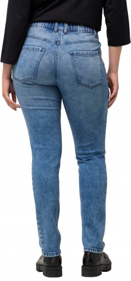 Ulla Popken Distressed Wash Jeans Blue - Дамски Дънки & Панталони в Големи Размери – Plus Size - 