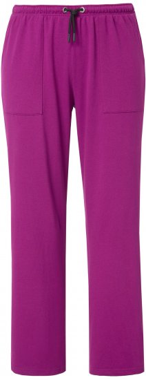 Ulla Popken Straight Leg Joggers Purple - Дамски Дънки & Панталони в Големи Размери – Plus Size - 