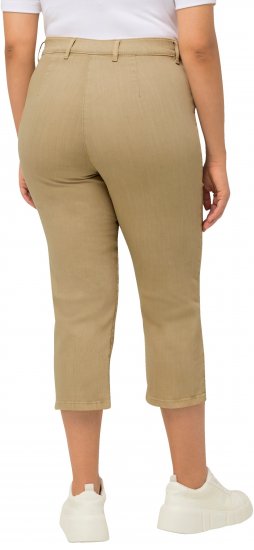 Ulla Popken Cropped Stretch Fit Mony Pants Dark Putty - Дамски Дънки & Панталони в Големи Размери – Plus Size - 