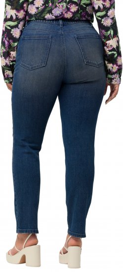 Ulla Popken Sammy Destroy 5 Pocket Jeans Blue Denim - Дамски Дънки & Панталони в Големи Размери – Plus Size - 