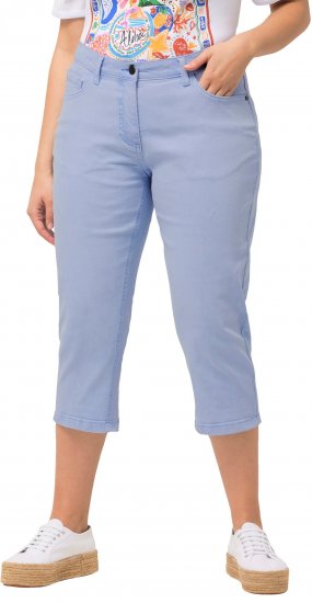 Ulla Popken Capri Boyfriend Jeans Blue - Дамски Дънки & Панталони в Големи Размери – Plus Size - 