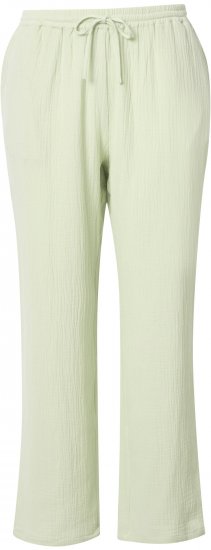 Ulla Popken Muslin Pull On Pants Green - Дамски Дънки & Панталони в Големи Размери – Plus Size - 