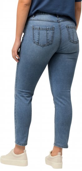 Ulla Popken Rhinestone Detail Stretch Fit Skinny Jeans Blue - Дамски Дънки & Панталони в Големи Размери – Plus Size - 