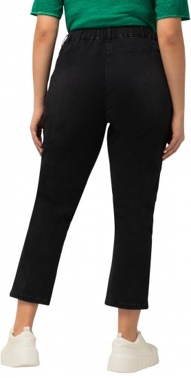 Ulla Popken Sienna Crop Stretch Jeans Black - Дамски Дънки & Панталони в Големи Размери – Plus Size - 