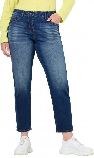 Ulla Popken Boyfriend Jeans Blue Denim - Дамски Дънки & Панталони в Големи Размери – Plus Size - 