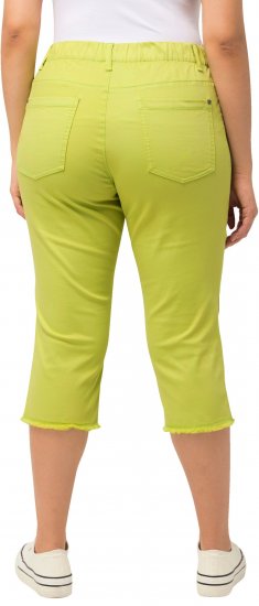 Ulla Popken Stretch Fit Raw Hem Capris Pistachio - Дамски Дънки & Панталони в Големи Размери – Plus Size - 