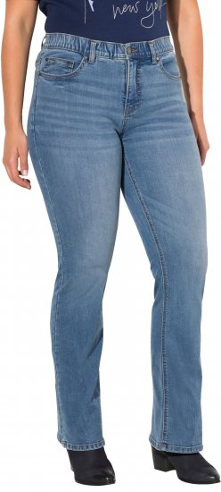 Ulla Popken Bootcut Marie Jeans Light Blue Denim - Дамски Дънки & Панталони в Големи Размери – Plus Size - 