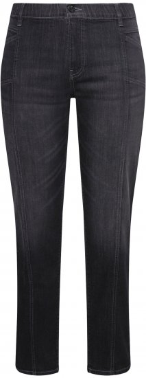 Ulla Popken Decorative Seam Boyfriend Jeans Dark Teal - Дамски Дънки & Панталони в Големи Размери – Plus Size - 