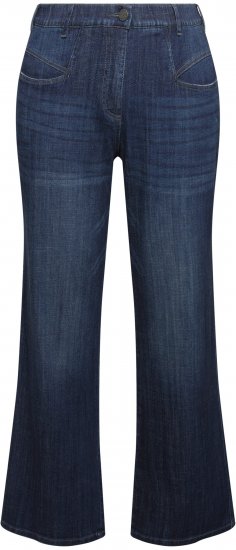 Ulla Popken Bootcut Stretch Fit Jeans Blue - Дамски Дънки & Панталони в Големи Размери – Plus Size - 
