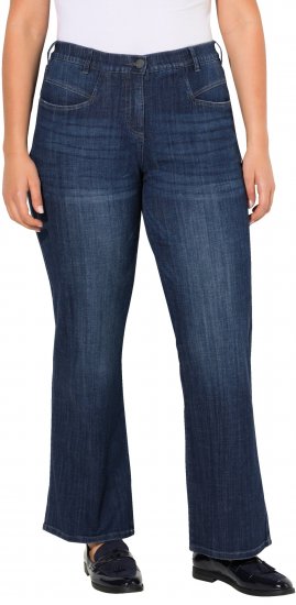 Ulla Popken Bootcut Stretch Fit Jeans Blue - Дамски Дънки & Панталони в Големи Размери – Plus Size - 
