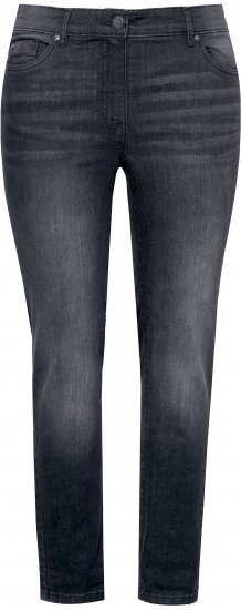 Ulla Popken Rhinestone Detail Stretch Fit Jeans Black - Дамски Дънки & Панталони в Големи Размери – Plus Size - 