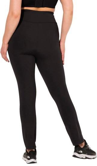 Ulla Popken Straight Leg Quick Drying Leggings Black - Дамски Дънки & Панталони в Големи Размери – Plus Size - 