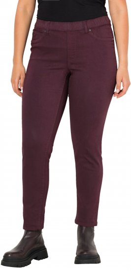 Ulla Popken Pull On Jeans Brown - Дамски Дънки & Панталони в Големи Размери – Plus Size - 