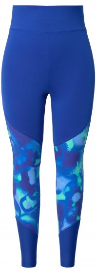 Ulla Popken Quick Dry Abstract Print Leggings Blue - Дамски Дънки & Панталони в Големи Размери – Plus Size - 