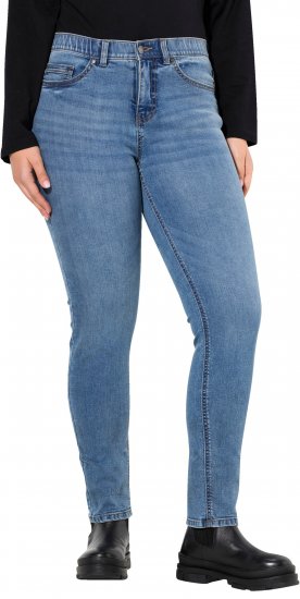 Ulla Popken Stretch Fit Slim Leg Jeans Blue - Дамски Дънки & Панталони в Големи Размери – Plus Size - 