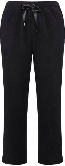 Ulla Popken Fleece Loungewear Pants Black - Дамски Дънки & Панталони в Големи Размери – Plus Size - 