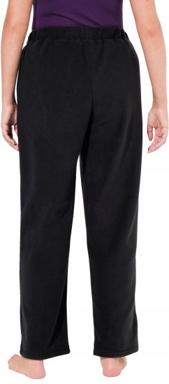 Ulla Popken Fleece Loungewear Pants Black - Дамски Дънки & Панталони в Големи Размери – Plus Size - 