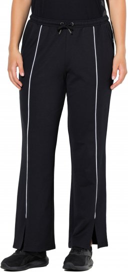 Ulla Popken Tracksuit Pants Black - Дамски Дънки & Панталони в Големи Размери – Plus Size - 