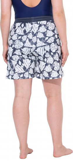 Ulla Popken Angelfish Mesh Shorts Blue - Дамски Дънки & Панталони в Големи Размери – Plus Size - 