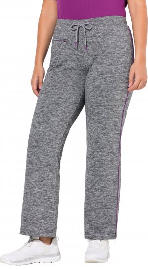 Ulla Popken Quick Drying Jogging Pants Grey - Дамски Дънки & Панталони в Големи Размери – Plus Size - 