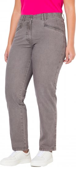 Ulla Popken Tapered Leg Mony Pants Black - Дамски Дънки & Панталони в Големи Размери – Plus Size - 