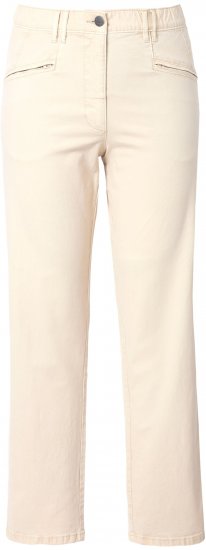 Ulla Popken Tapered Leg Mony Pants Dark Putty - Дамски Дънки & Панталони в Големи Размери – Plus Size - 