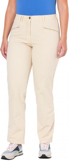 Ulla Popken Tapered Leg Mony Pants Dark Putty - Дамски Дънки & Панталони в Големи Размери – Plus Size - 