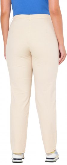 Ulla Popken Tapered Leg Mony Pants Dark Putty - Дамски Дънки & Панталони в Големи Размери – Plus Size - 