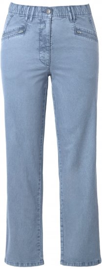 Ulla Popken Tapered Leg Mony Pants Atlantic Blue - Дамски Дънки & Панталони в Големи Размери – Plus Size - 