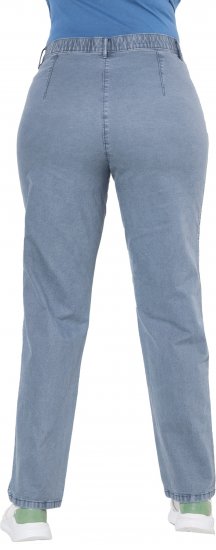 Ulla Popken Tapered Leg Mony Pants Atlantic Blue - Дамски Дънки & Панталони в Големи Размери – Plus Size - 