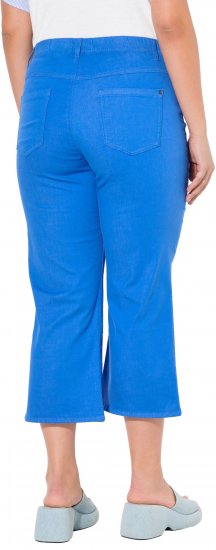Ulla Popken Wide Leg Twill Mary Fit Culottes Deep Aqua - Дамски Дънки & Панталони в Големи Размери – Plus Size - 