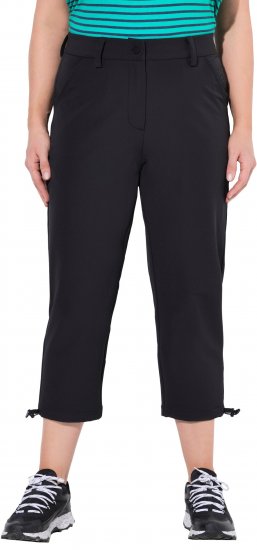 Ulla Popken Ultra Light Triple Function Cropped Softshell Pants Black - Дамски Дънки & Панталони в Големи Размери – Plus Size - 