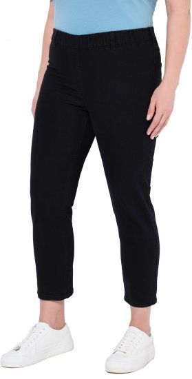 Ulla Popken Cropped Jeggings Black - Дамски Дънки & Панталони в Големи Размери – Plus Size - 