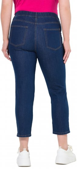 Ulla Popken Cropped Jeggings Blue Denim - Дамски Дънки & Панталони в Големи Размери – Plus Size - 