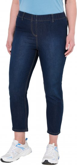 Ulla Popken Cropped Jeggings Denim Blue - Дамски Дънки & Панталони в Големи Размери – Plus Size - 