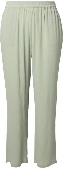 Ulla Popken Elastic Waist Crepe Pants Light Moss Green - Дамски Дънки & Панталони в Големи Размери – Plus Size - 